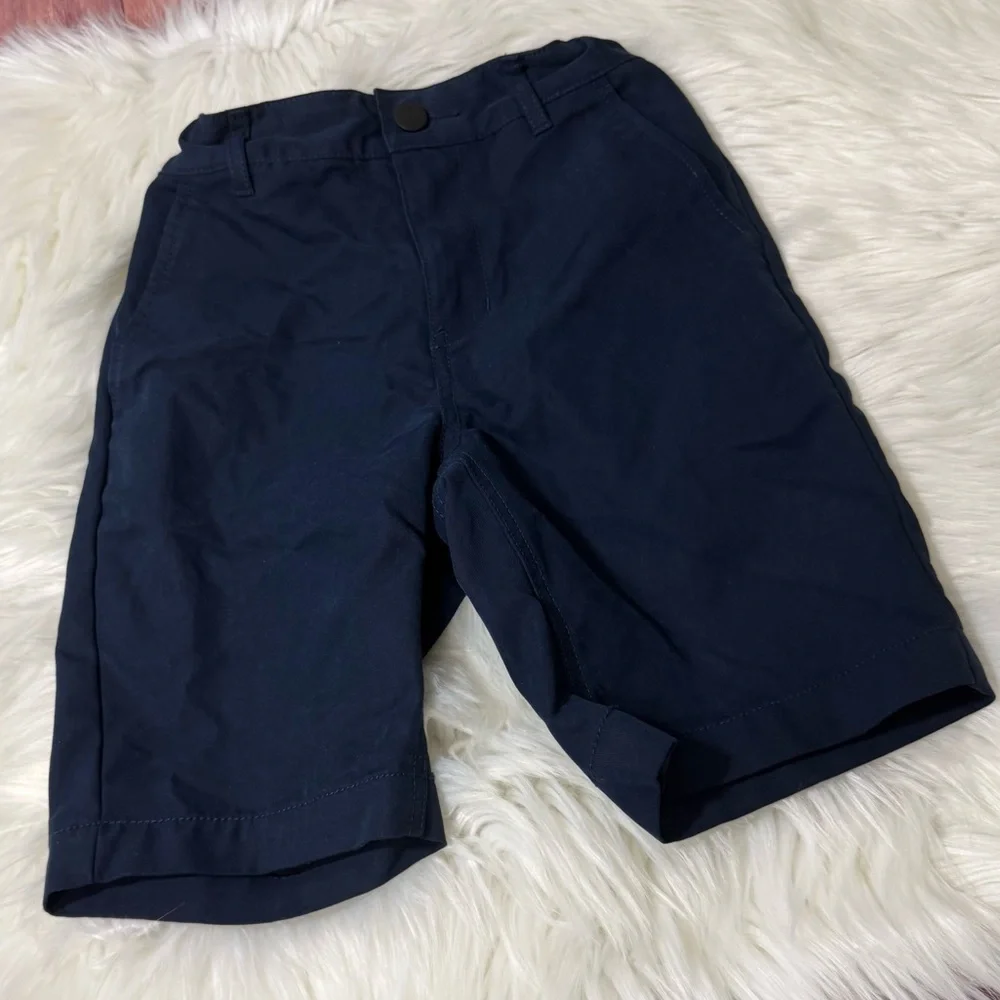 Old Navy Boys Size 10 Slim Flat Front Quick Dry Shorts in Navy